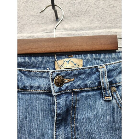 Blue Mountain Womens Mid-Rise Stretch Denim Jeans Size 12 - Picture 2 of 6